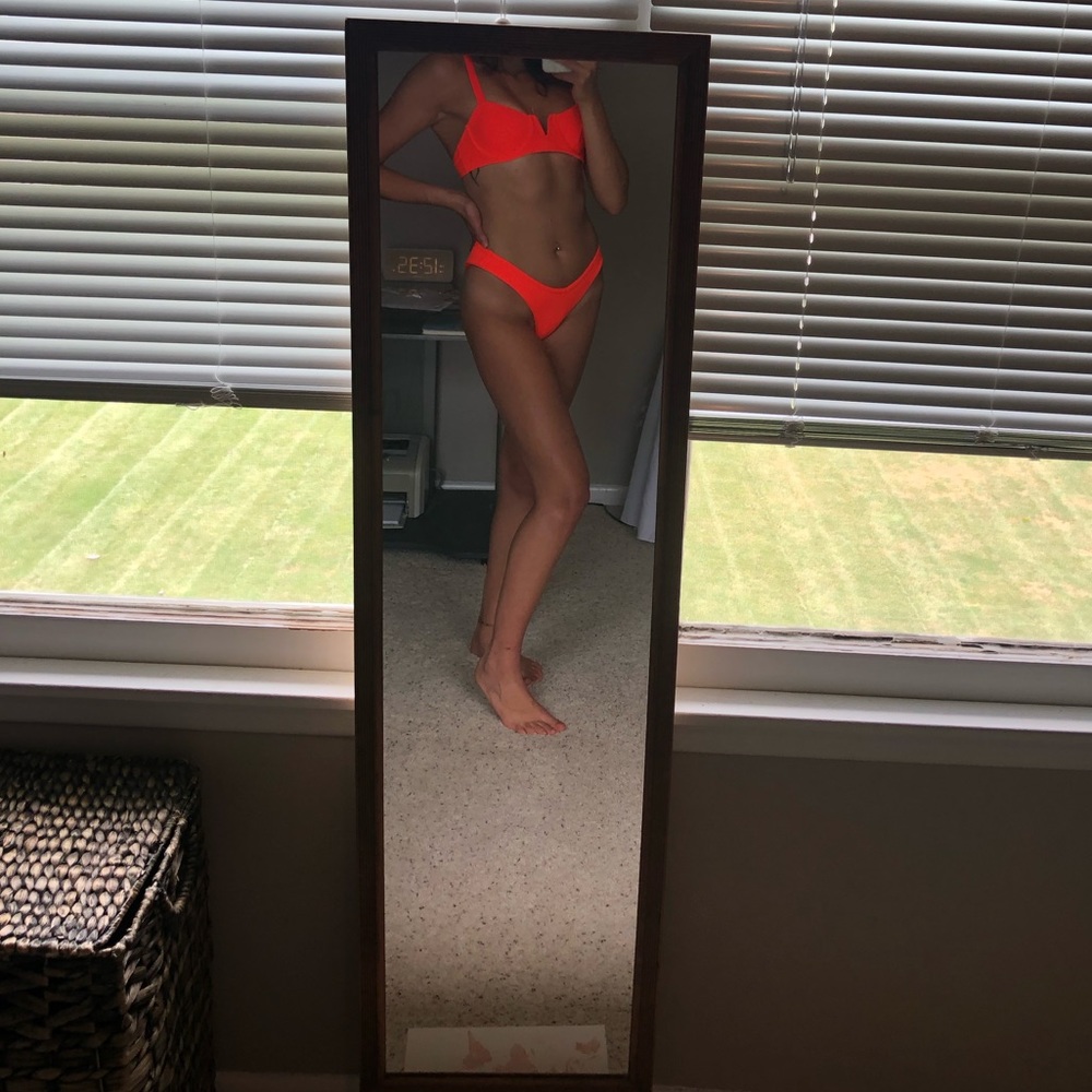 Orange High-Leg Bikini from Flamingo